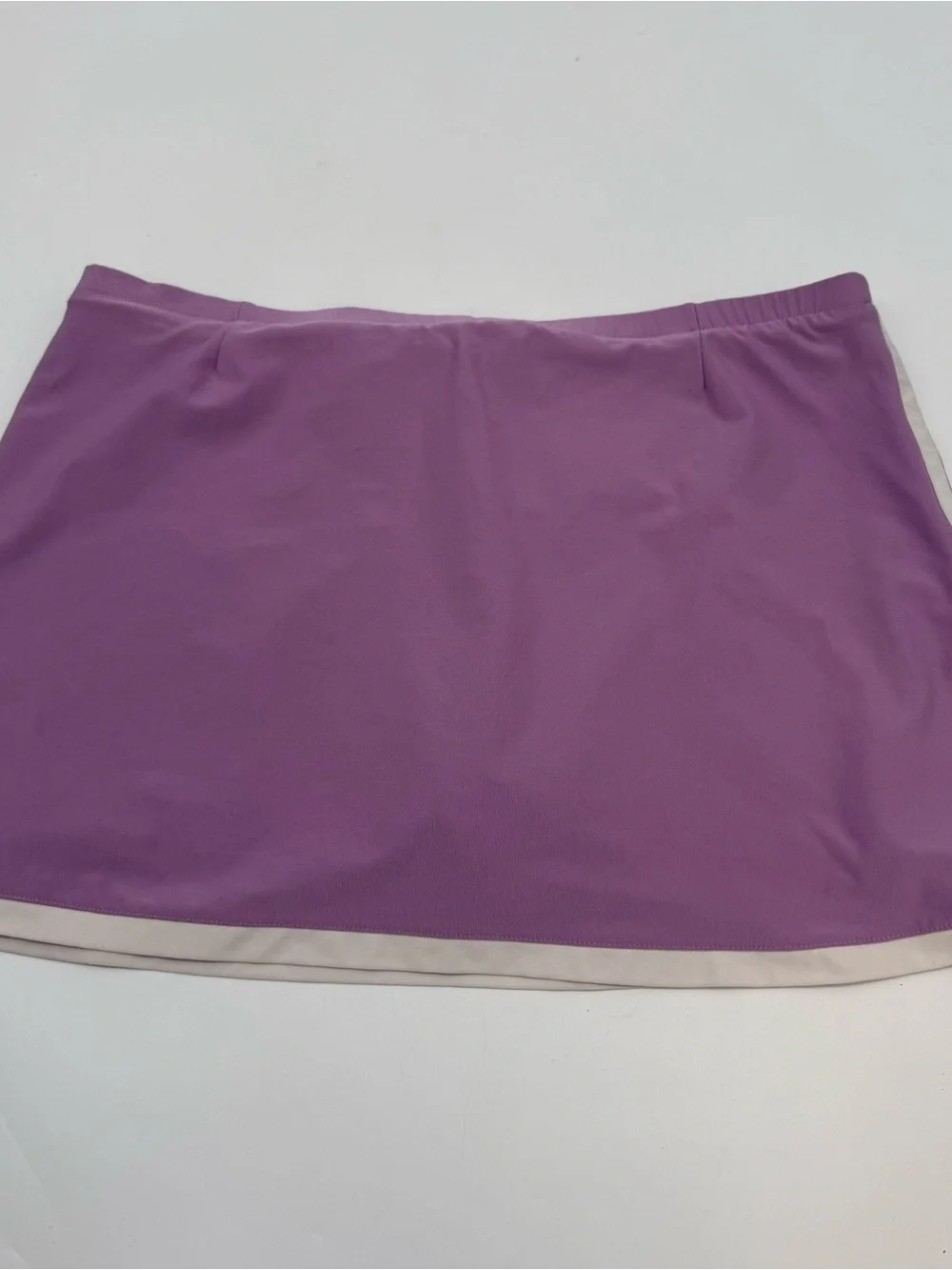 Nike Lavender Athletic Skort with Yellow Swoosh